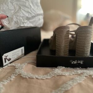 Talina Suede Sandal in Beechwood